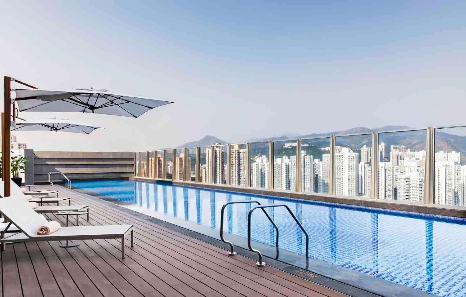 Alva Hotel By Royal Hong Kong Exterior photo Rooftop swimming pool